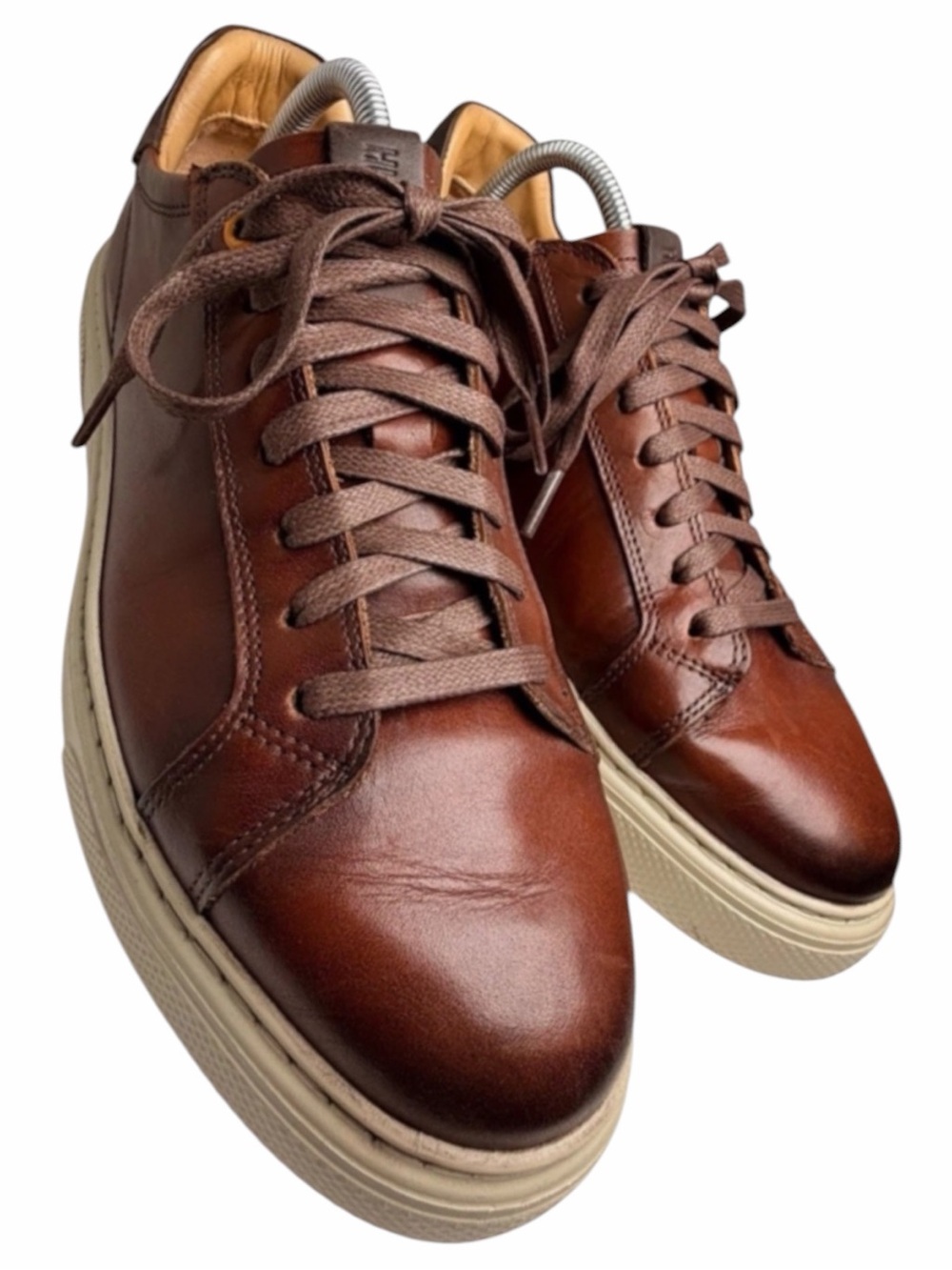 Samuel Hubbard Sunset Brown Leather Sneakers Men’s 9 Wide‎ Portugal